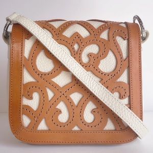 Brighton Natural Genoa Leather Crossbody
